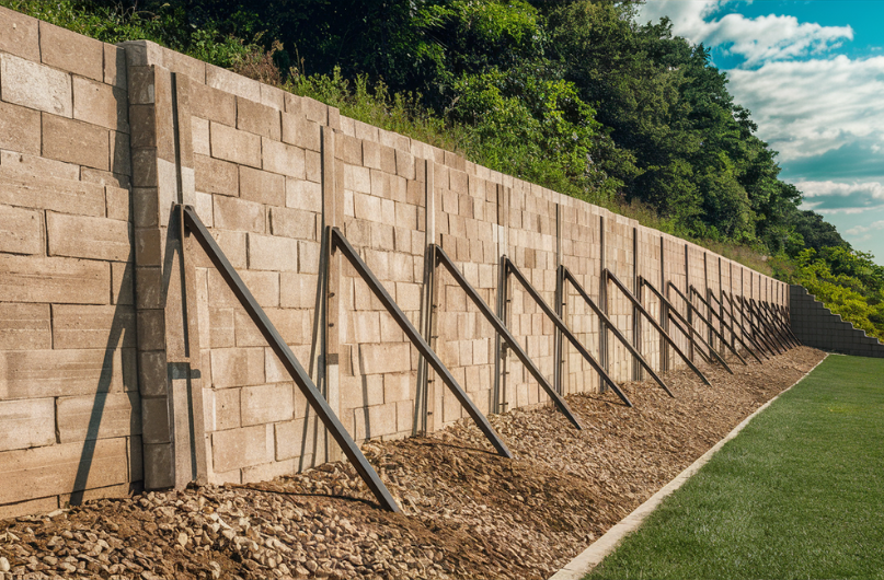 Anchored Retaining Walls